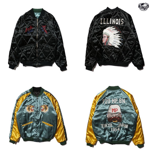 Souvenir Jacket(スーベニアジャケット) ラストグリーン×ブラック [JP53418]