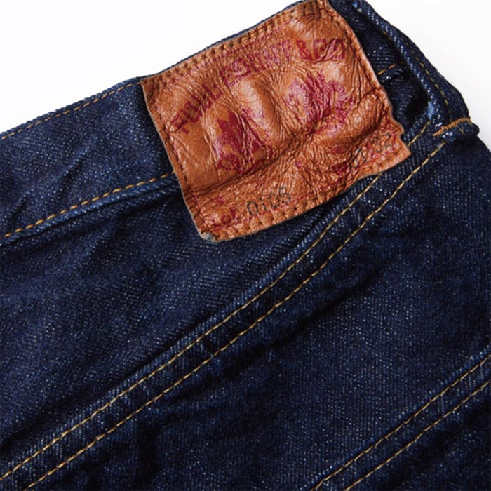 フルカウント No.0105 Wide Denim ジンバブエコットン ワイドデニム ジーンズ ワンウォッシュ メンズ
