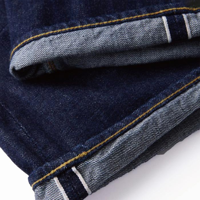 フルカウント No.0105 Wide Denim ジンバブエコットン ワイドデニム ジーンズ ワンウォッシュ メンズ