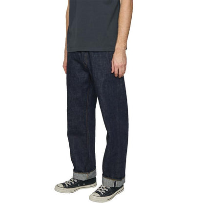 フルカウント No.0105 Wide Denim ジンバブエコットン ワイドデニム ジーンズ ワンウォッシュ メンズ