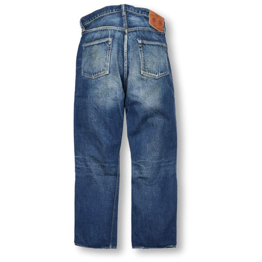 フルカウント 1344-0105 More Than Real（Wide Denim）モア・ザン・リアル ワイド ジーンズ メンズ 13.7oz ジンバブエコットン エイジング 加工