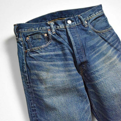 フルカウント 1344-0105 More Than Real（Wide Denim）モア・ザン・リアル ワイド ジーンズ メンズ 13.7oz ジンバブエコットン エイジング 加工
