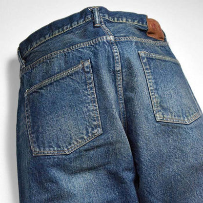 フルカウント 1344-0105 More Than Real（Wide Denim）モア・ザン・リアル ワイド ジーンズ メンズ 13.7oz ジンバブエコットン エイジング 加工