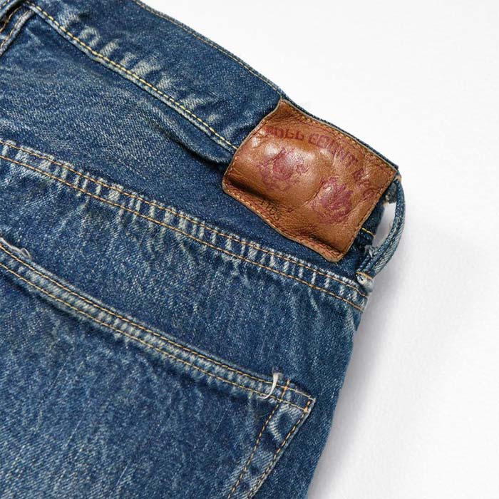 フルカウント 1344-0105 More Than Real（Wide Denim）モア・ザン・リアル ワイド ジーンズ メンズ 13.7oz ジンバブエコットン エイジング 加工