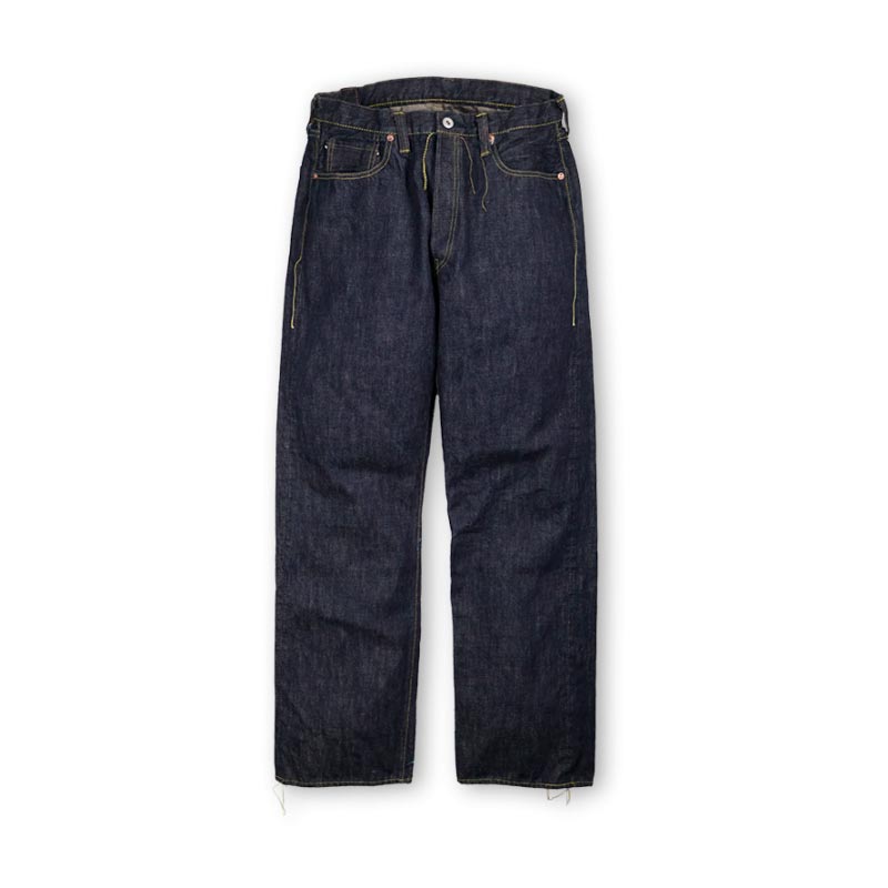 フルカウント S0105W-24 WWII Model Brown Cotton Denim Pants (One Wash) (24AW) 13.7oz ワイドデニム ジーンズ インディゴ メンズ ワンウォッシュ