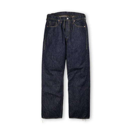 フルカウント S0105W-24 WWII Model Brown Cotton Denim Pants (One Wash) (24AW) 13.7oz ワイドデニム ジーンズ インディゴ メンズ ワンウォッシュ