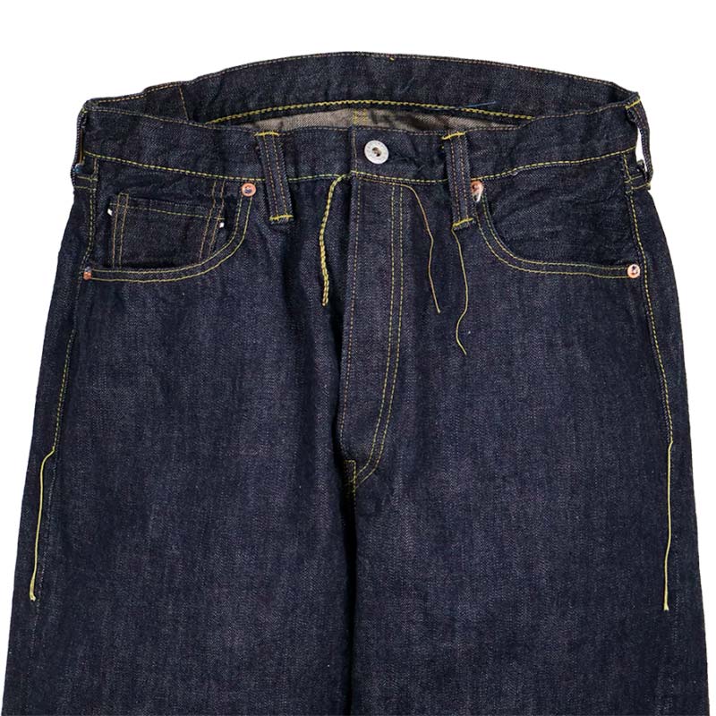 フルカウント S0105W-24 WWII Model Brown Cotton Denim Pants (One Wash) (24AW) 13.7oz ワイドデニム ジーンズ インディゴ メンズ ワンウォッシュ