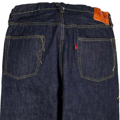フルカウント S0105W-24 WWII Model Brown Cotton Denim Pants (One Wash) (24AW) 13.7oz ワイドデニム ジーンズ インディゴ メンズ ワンウォッシュ