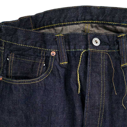 フルカウント S0105W-24 WWII Model Brown Cotton Denim Pants (One Wash) (24AW) 13.7oz ワイドデニム ジーンズ インディゴ メンズ ワンウォッシュ