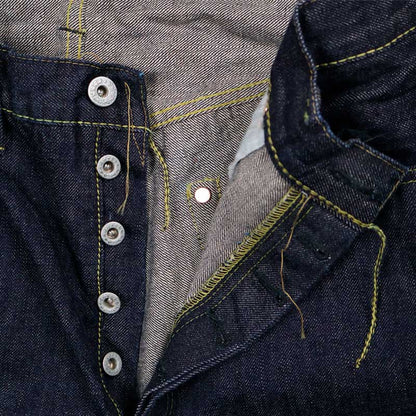 フルカウント S0105W-24 WWII Model Brown Cotton Denim Pants (One Wash) (24AW) 13.7oz ワイドデニム ジーンズ インディゴ メンズ ワンウォッシュ