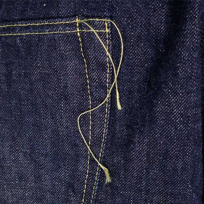 フルカウント S0105W-24 WWII Model Brown Cotton Denim Pants (One Wash) (24AW) 13.7oz ワイドデニム ジーンズ インディゴ メンズ ワンウォッシュ