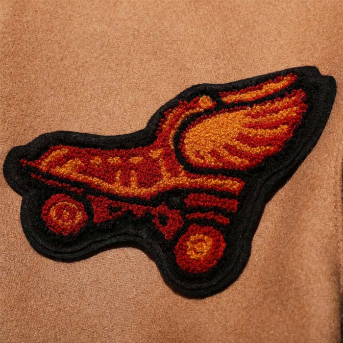 ジェラード AB83409C Smoky Joe Full Custom キャメル メンズ アウター スタジャン ワッペン 刺繍 カスタム レザー 牛革