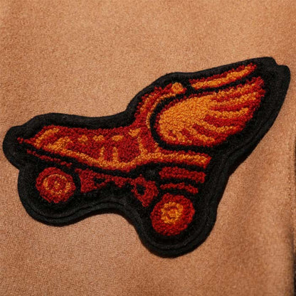 ジェラード AB83409C Smoky Joe Full Custom キャメル メンズ アウター スタジャン ワッペン 刺繍 カスタム レザー 牛革