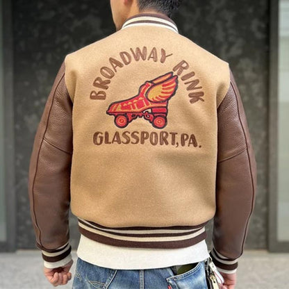 ジェラード AB83409C Smoky Joe Full Custom キャメル メンズ アウター スタジャン ワッペン 刺繍 カスタム レザー 牛革