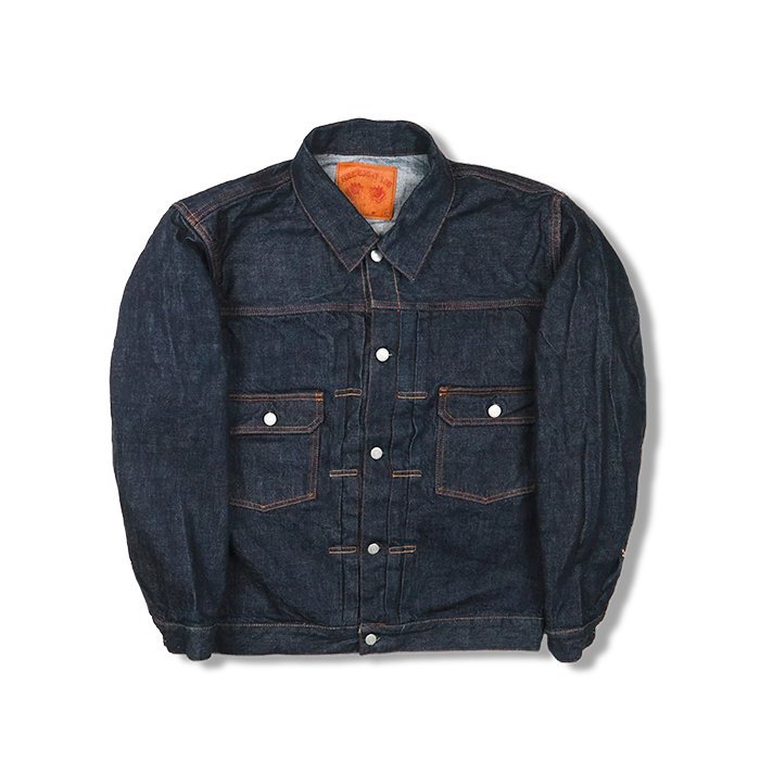 FULL COUNT(フルカウント)2102E Classic Tattoo Embroidery Type 2 Denim Jacket Original Drawing by “HORIDAI”