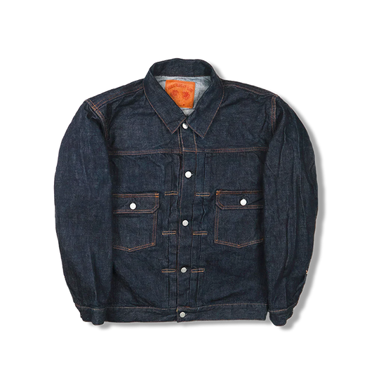 FULL COUNT(フルカウント)2102E Classic Tattoo Embroidery Type 2 Denim Jacket Original Drawing by “HORIDAI”