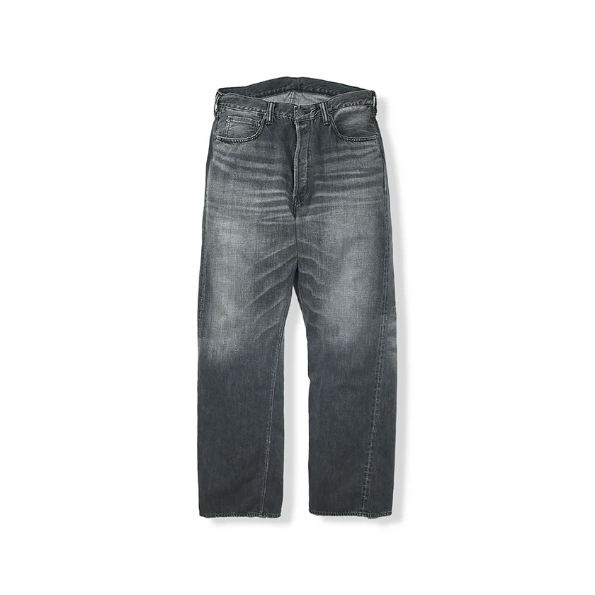 FULLCOUNT(フルカウント) 0105BKSSHW Wide Black Selvedge Denim Dartford(Super Smooth)