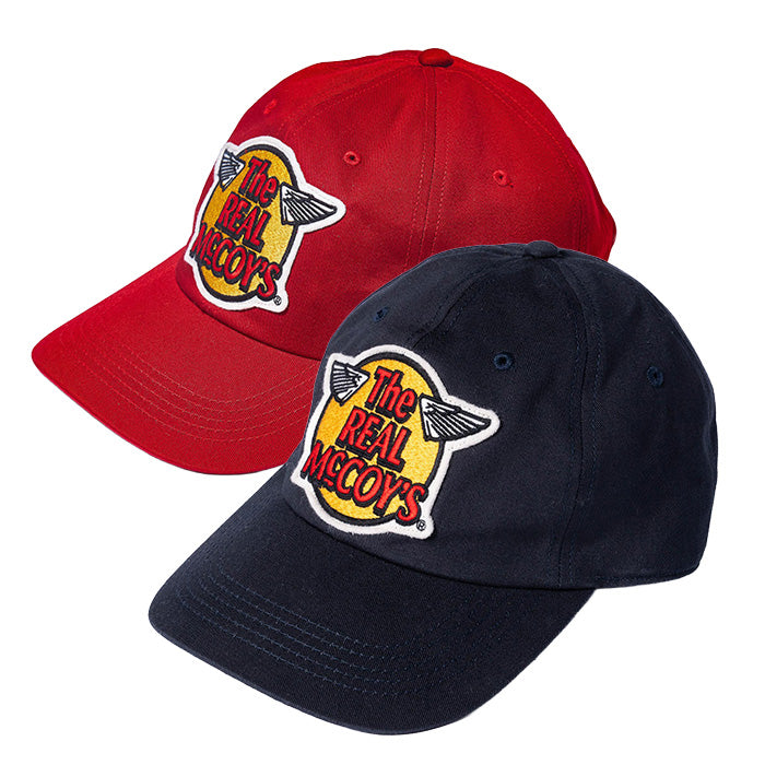THE REAL McCOY'S,JOE McCOY THE REAL McCOY'S LOGO BASEBALL CAP:RED