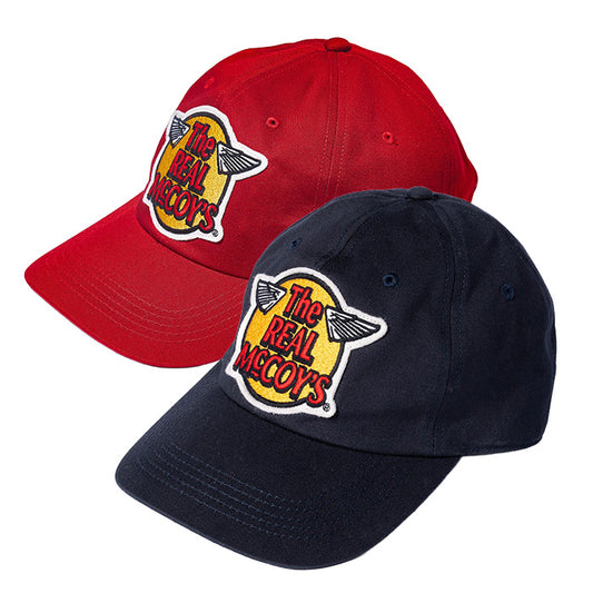 THE REAL McCOY'S,JOE McCOY THE REAL McCOY'S LOGO BASEBALL CAP:RED