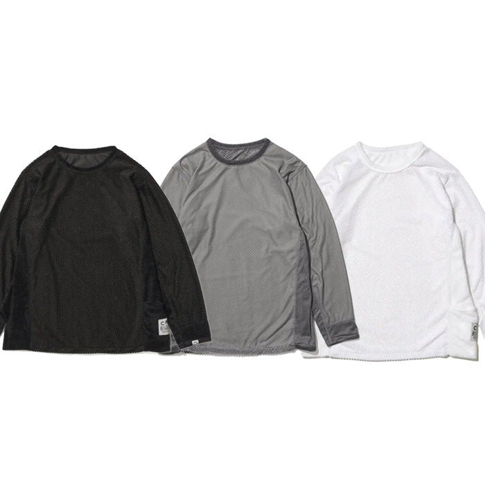 COMFY OUTDOOR GARMENT CMF-OCTA LS TEE MOD :BLACK/GRAY/WHITE