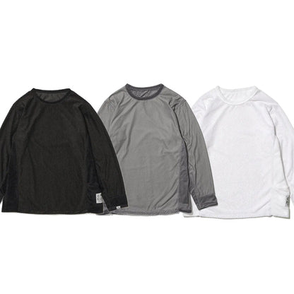 COMFY OUTDOOR GARMENT CMF-OCTA LS TEE MOD :BLACK/GRAY/WHITE