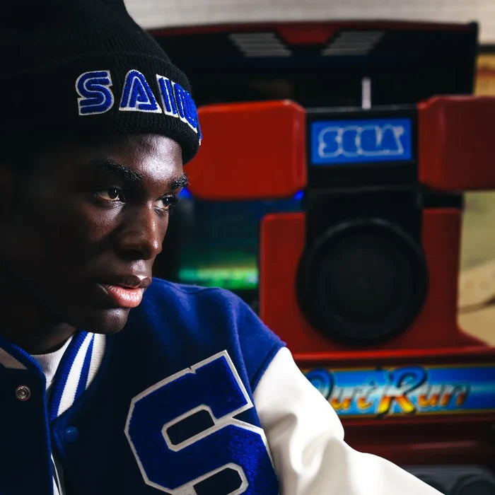 SAINT Mxxxxxx × SEGA SM-HR1-0000-C65 / SG_KNIT CAP / SAINT SEGA / BLACK