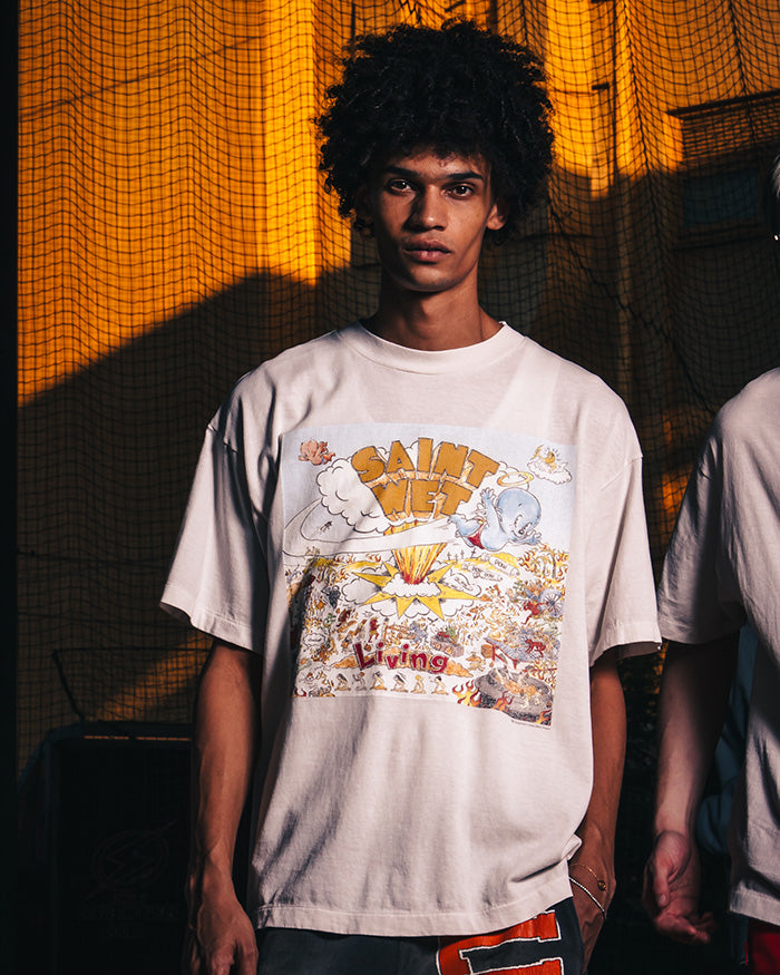 SAINT Mxxxxxx(セントマイケル) SM-MK8-0000-016 / SS T-SHIRT / SAINT WET / WHITE