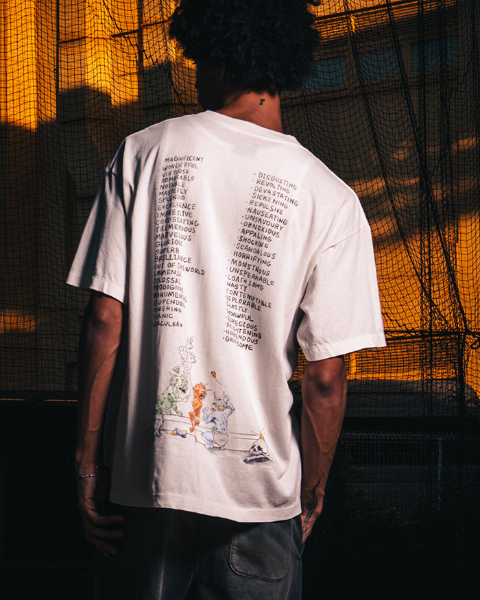 SAINT Mxxxxxx(セントマイケル) SM-MK8-0000-016 / SS T-SHIRT / SAINT WET / WHITE