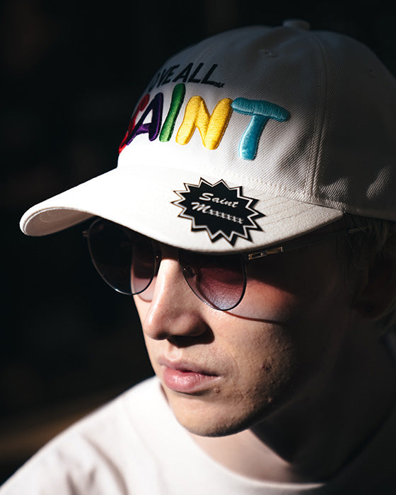 SAINT Mxxxxxx SM-MK8-0000-081 / CAP / LOVE ALL / WHITE