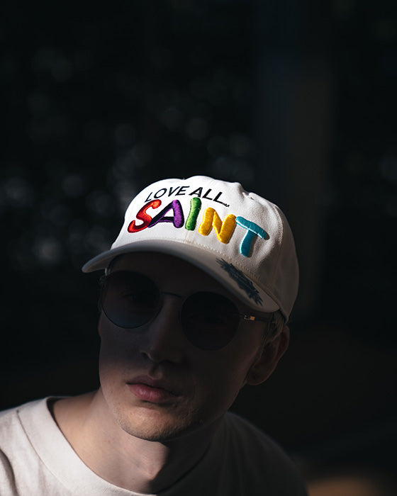 SAINT Mxxxxxx SM-MK8-0000-081 / CAP / LOVE ALL / WHITE