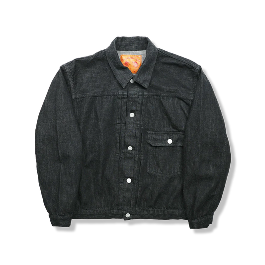 FULLCOUNT(フルカウント) 2107BKSS Type 1 Black Denim Jacket (Super Smooth)