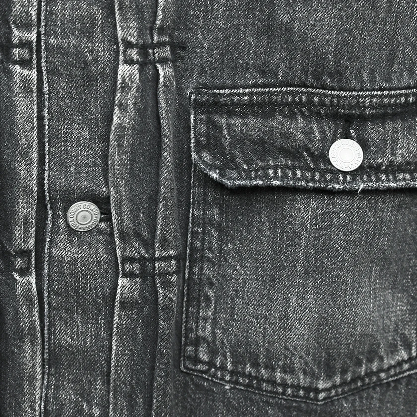 FULLCOUNT(フルカウント) 2107BKSSHW Type 1 Black Denim Jacket Dartford (Super Smooth)