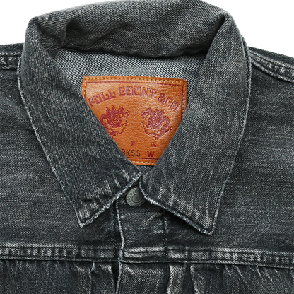FULLCOUNT(フルカウント) 2107BKSSHW Type 1 Black Denim Jacket Dartford (Super Smooth)