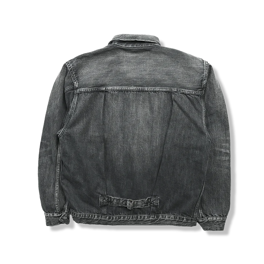 FULLCOUNT(フルカウント) 2107BKSSHW Type 1 Black Denim Jacket Dartford (Super Smooth)