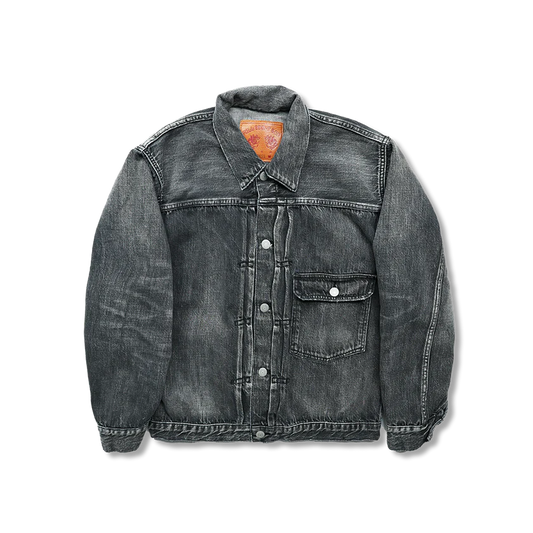 FULLCOUNT(フルカウント) 2107BKSSHW Type 1 Black Denim Jacket Dartford (Super Smooth)