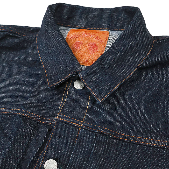 FULL COUNT(フルカウント)2102E Classic Tattoo Embroidery Type 2 Denim Jacket Original Drawing by “HORIDAI”