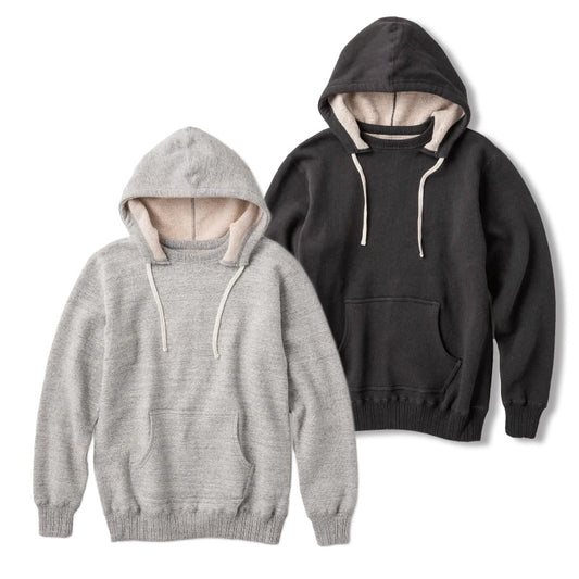 FULLCOUNT(フルカウント) 3745 After Hood Sweat Shirt Mother Cotton Hethaer  Ink.Blk Gray