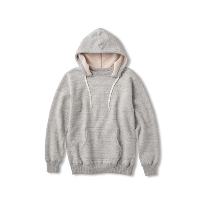 FULLCOUNT(フルカウント) 3745 After Hood Sweat Shirt Mother Cotton Hethaer  Ink.Blk Gray