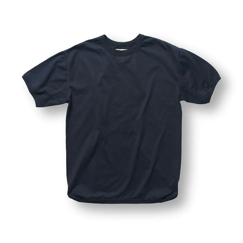 FULLCOUNT(フルカウント) 5222-22 Flat Seam Heavyweight T Shirt Ink.Blk Ecru