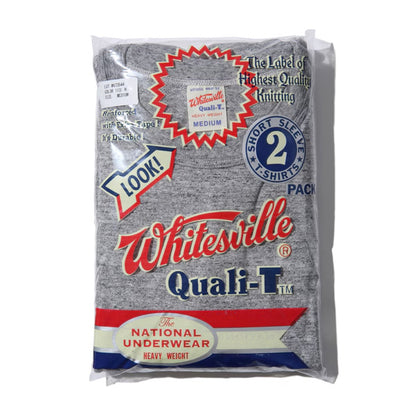 WHITESVILLE Lot No. WV73544 / WHITESVILLE 2-PACK T-SHIRT ブラック グレー ホワイト