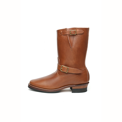 BILTBUCK(ビルトバック)Lot.603LTD Engineer Boots “The Pioneer” - Heritage Vachetta Double Shoulder -Brown×Brass-
