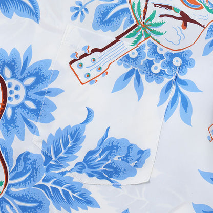 SUN SURF(サンサーフ)Lot No. SS39613 / RAYON HAWAIIAN SHIRT “UKULELE MELODY”:105) OFF WHITE