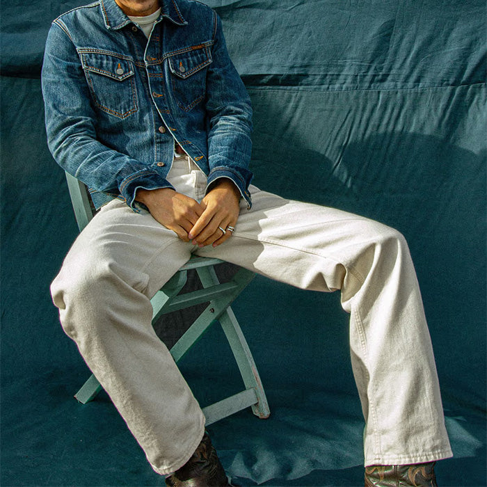 Nudie Jeans Tuff Tony Ivory Selvage 61161-1057 タフトニー ホワイトジーンズ
