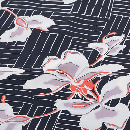 SUN SURF(サンサーフ)SS39615 / RAYON HAWAIIAN SHIRT “WHITE GINGER”119) BLACK