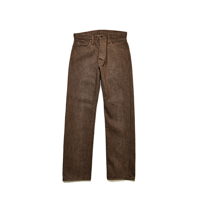 Pure blue japan BR-14oz-003 14oz Brown Selvedge Denim - Regular Straight