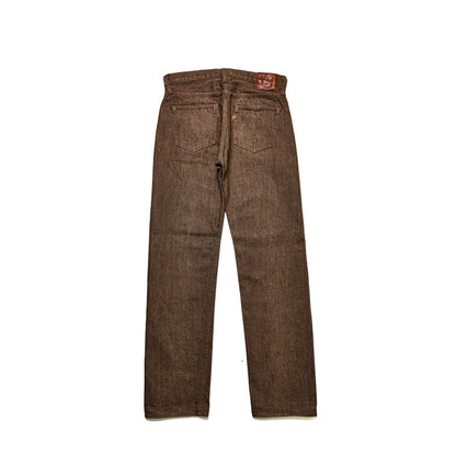 Pure blue japan BR-14oz-003 14oz Brown Selvedge Denim - Regular Straight
