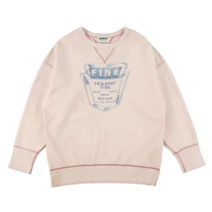 BOWWOW BWU-ODVSF OVERFADED DOUBLE V SWEATSHIRT - FINK MOTOR