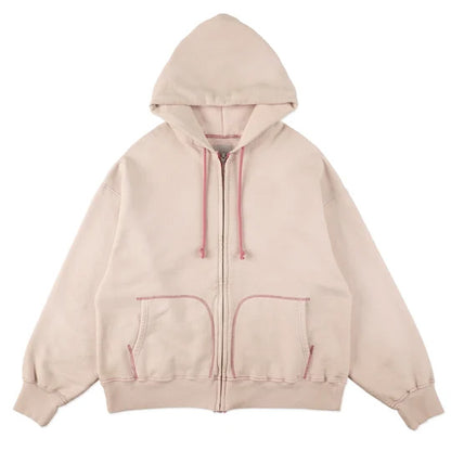 BOWWOW BWU-OFZH OVERFADED ZIP HOODIE