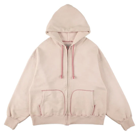 BOWWOW BWU-OFZH OVERFADED ZIP HOODIE