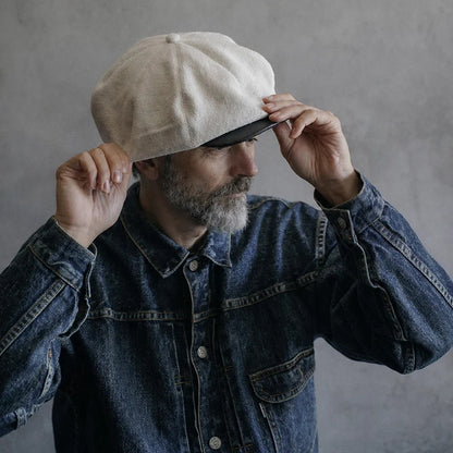 BRUNEL&Co.HATMAKERS(ブルーネルハットメイカース)BELTIER BERET / FRENCH LINEN